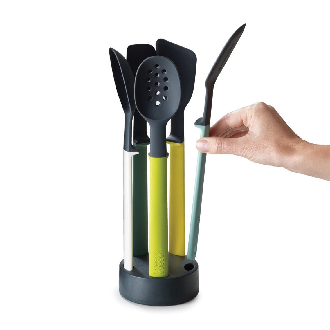 5-Piece Kitchen Tool Set - Stainless Steel Cooking Utensils with Non-Slip Handles - Perfect for Baking, Cooking & Serving - Ideal for Home Chefs & Professional Kitchens