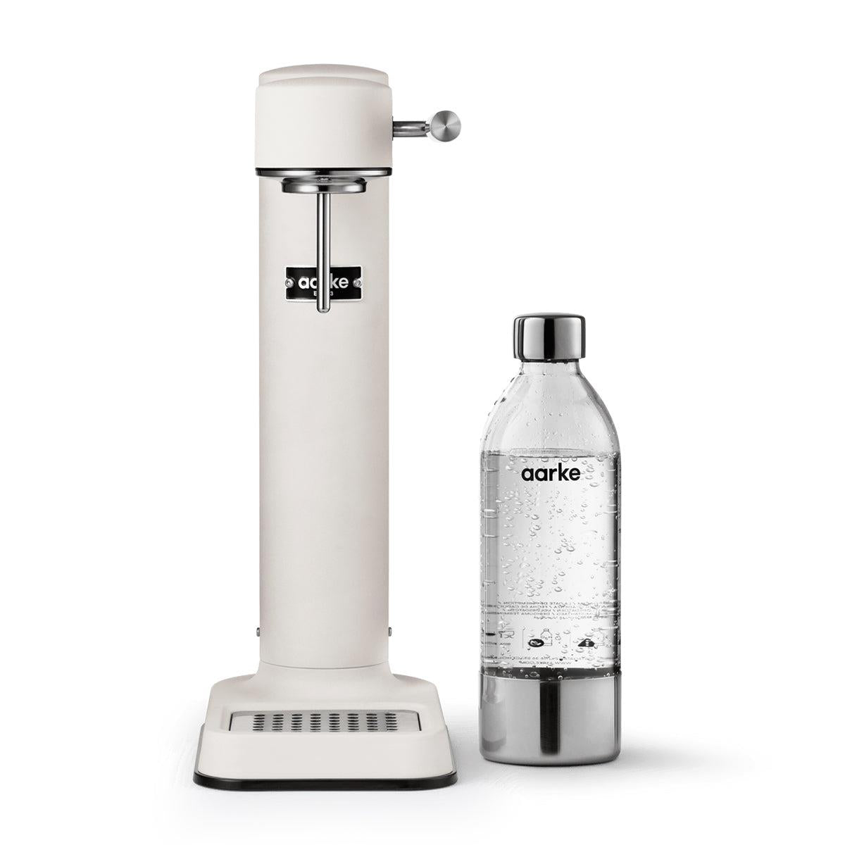 Aarke Carbonator III Sparkling Water Maker - Premium Matte White Home Soda Machine for Fresh Sparkling Water & Carbonated Drinks | Perfect for Kitchen, Office, Parties & Healthy Hydration