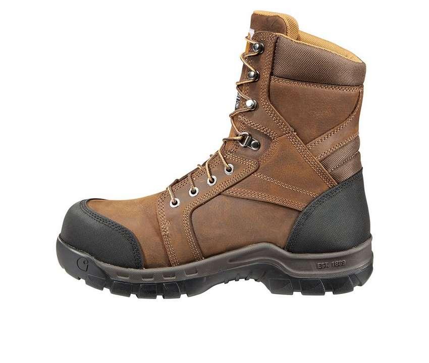 Men's CMF8389 Composite Toe Insulated Work Boots - Waterproof Steel Toe Safety Shoes for Construction, Warehouse & Outdoor Work - Heavy Duty Winter Work Boots for Men