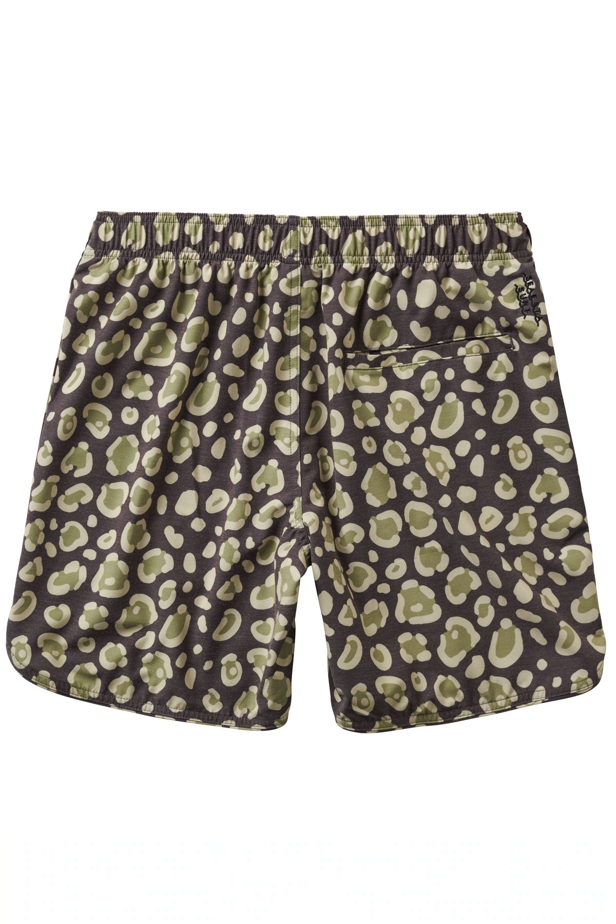 Men's Quick-Dry Swim Trunks - Calico Crab Print Charcoal Boardshorts for Beach, Pool & Surfing | Lightweight & Comfortable Swimwear