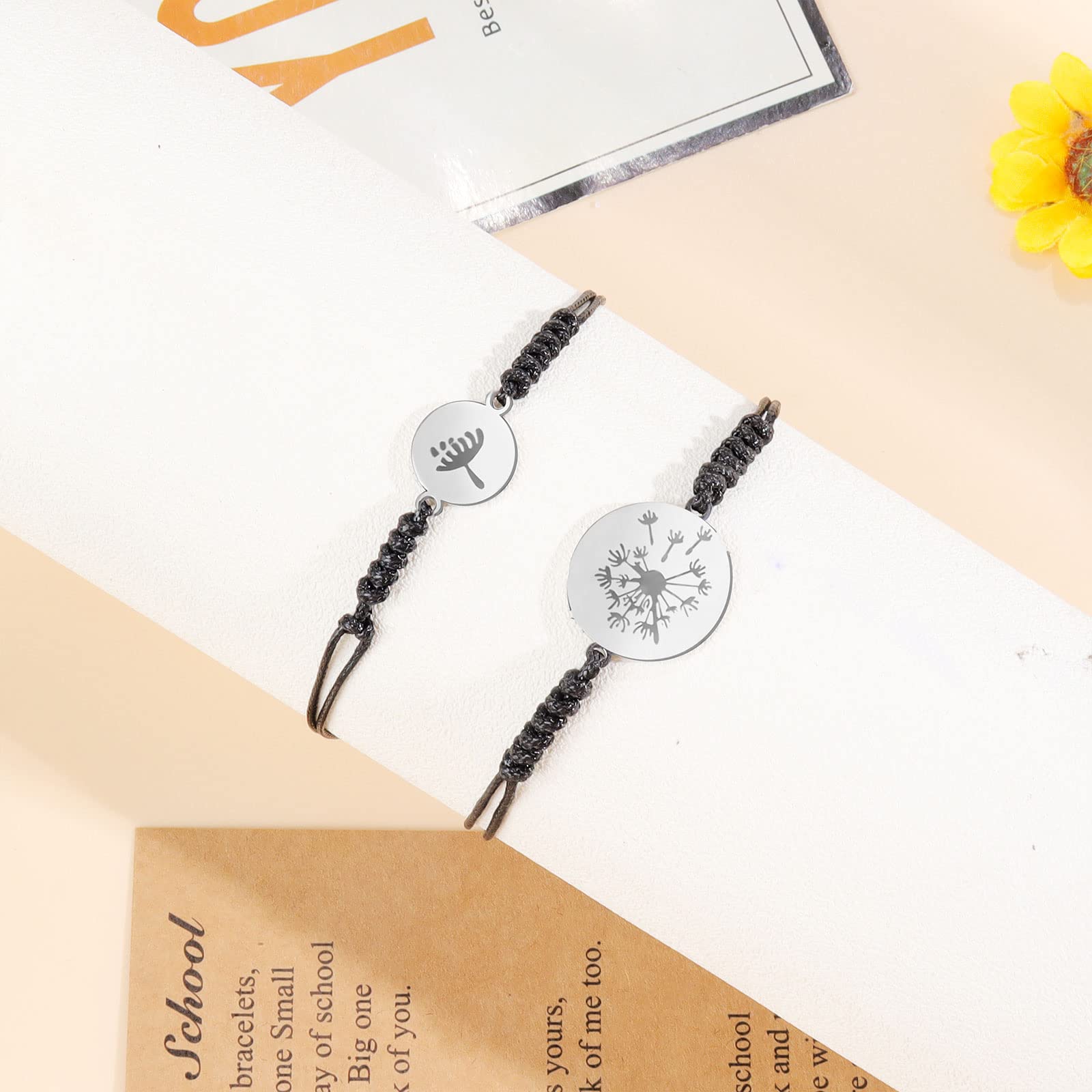 **Matching Mother Daughter Bracelet Set - Heartfelt Gift for Mom & Daughter - Christmas Stocking Stuffers, Birthday Present - Perfect for Family Bonding & Special Occasions**