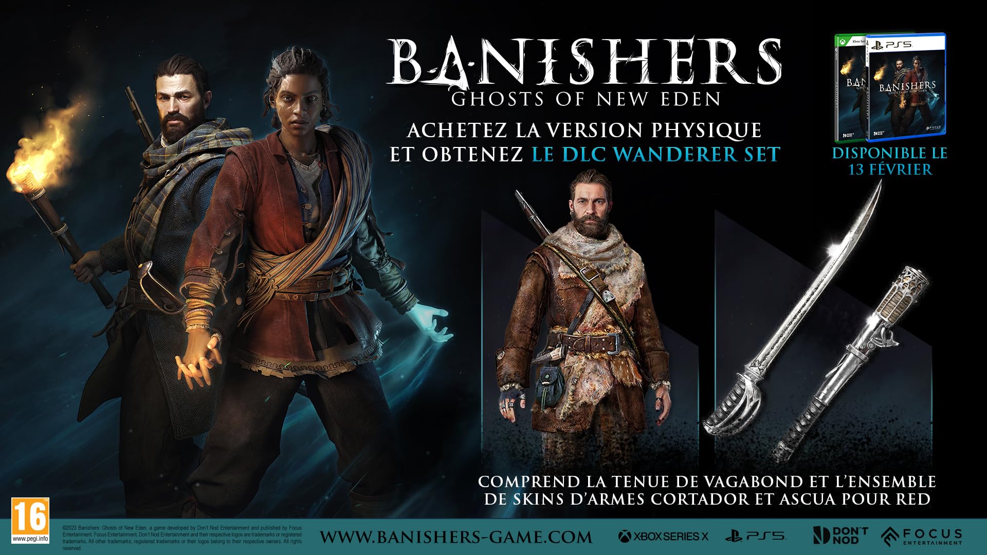 Banishers: Ghosts of New Eden for PS5 - Supernatural Action RPG Game | Haunting Adventure in Colonial America | Perfect for Horror & Fantasy Gamers