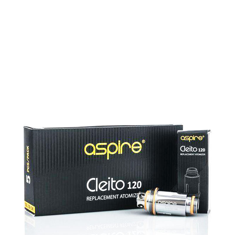 Aspire Cleito 120 & 120 Pro Replacement Coils - 5 Pack of Sub-Ohm Vape Coils for Cloud Chasing - Perfect for RDA & RTA Tanks