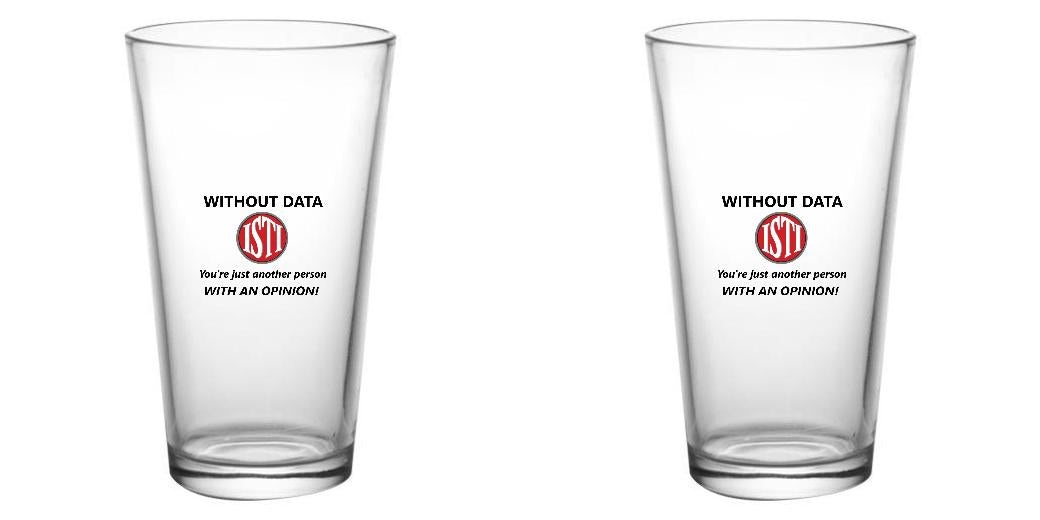 16 oz. Custom Pint Glass - Bar Mixing Glass for Cocktails, Beer, and Iced Coffee - Perfect for Bartending, Home Bars, and Restaurants