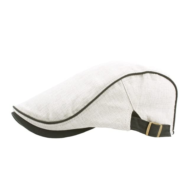 HJSWF Unisex Berets Ivy Hat - Golf Driving & Casual Visors Cap - Peaked Cabbie Newsboy Cap for Men & Women - Perfect for Golf, Driving, Outdoor Activities & Daily Wear