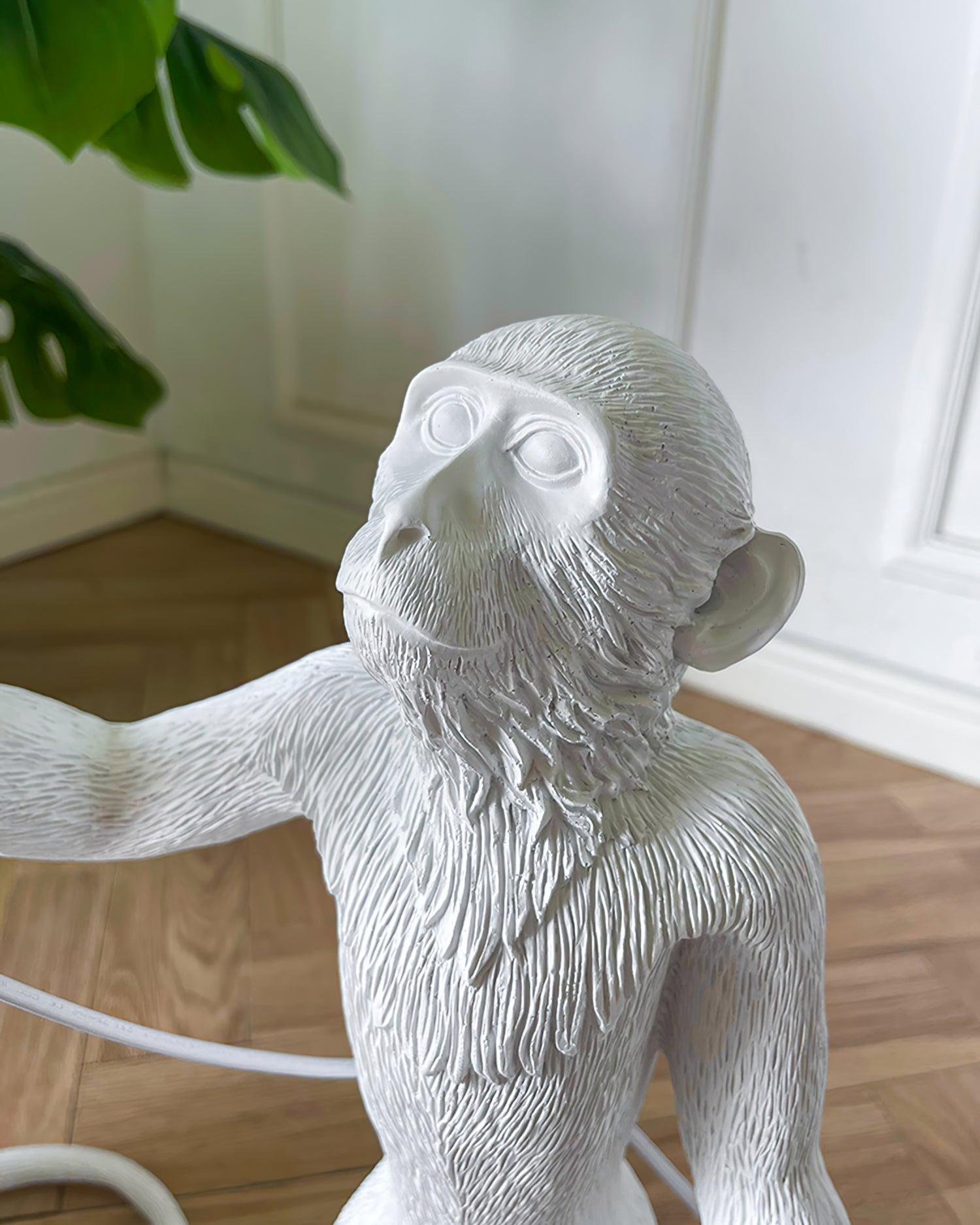 Cute Monkey Table Lamp for Kids - Night Light & Decor for Bedroom, Nursery, Study Room - Perfect for Reading, Relaxing & Creating a Cozy Atmosphere
