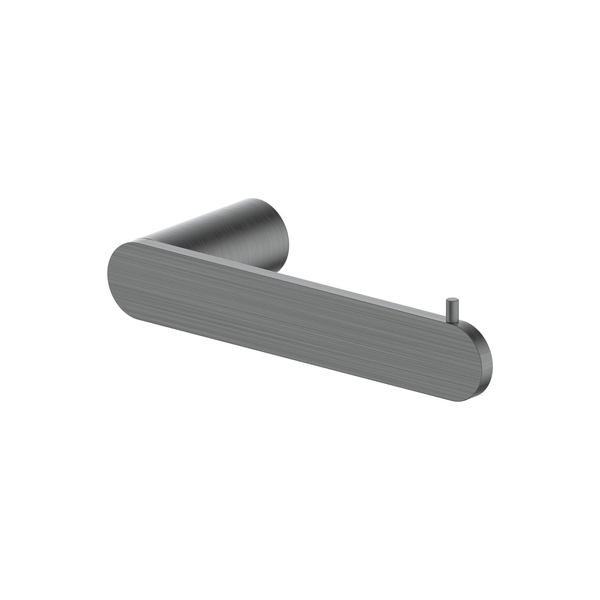 ZLINE Crystal Bay Matte Black Toilet Paper Holder - Modern Bathroom Tissue Roll Stand for Home, Office, and Commercial Use (CBY TP MB)
