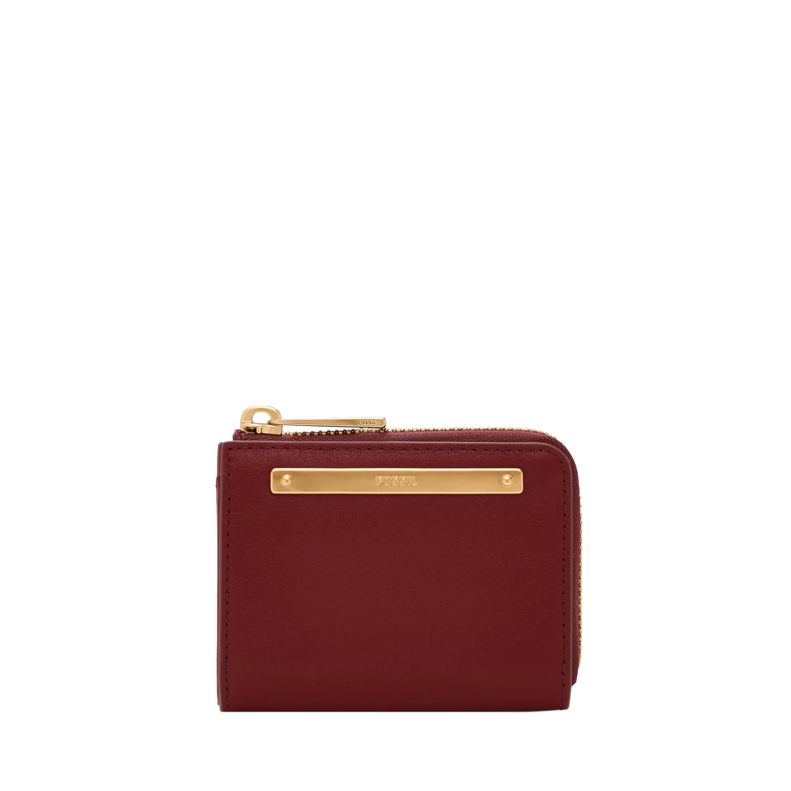 Fossil Women's Liza Leather Zip Wallet - Stylish & Compact Card Holder for Everyday Use, Travel, and Gifts
