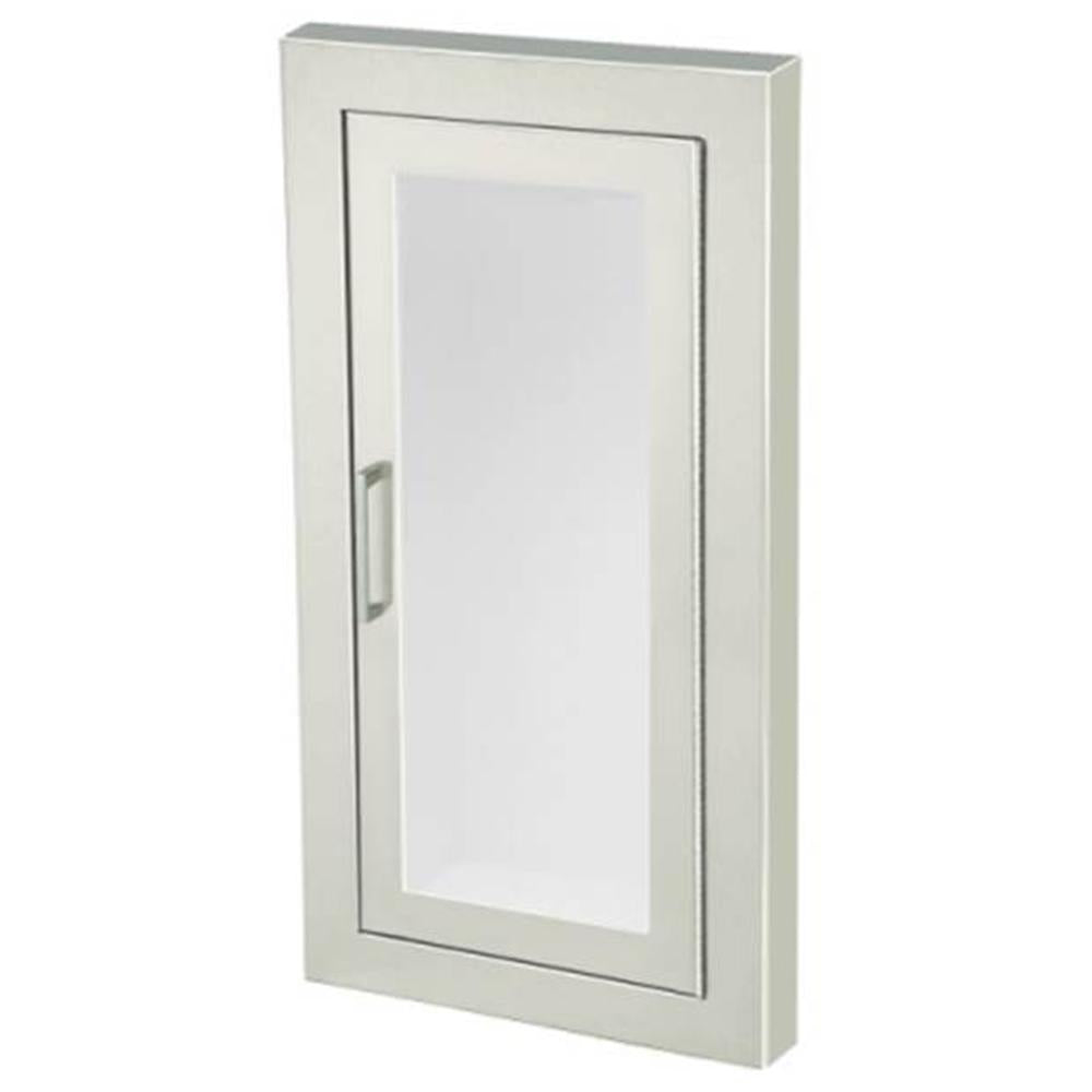 JL Industries 1836F10FX2 Fire Extinguisher Cabinet - Full Glass Front with Pull Handle, Fire Rated for Commercial & Residential Safety - Ideal for Offices, Schools, and Public Buildings