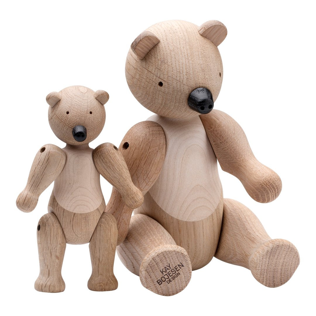Kay Bojesen Wooden Bear Figurine - Handcrafted Scandinavian Design, Perfect for Nursery Decor, Kids Room & Gift Idea