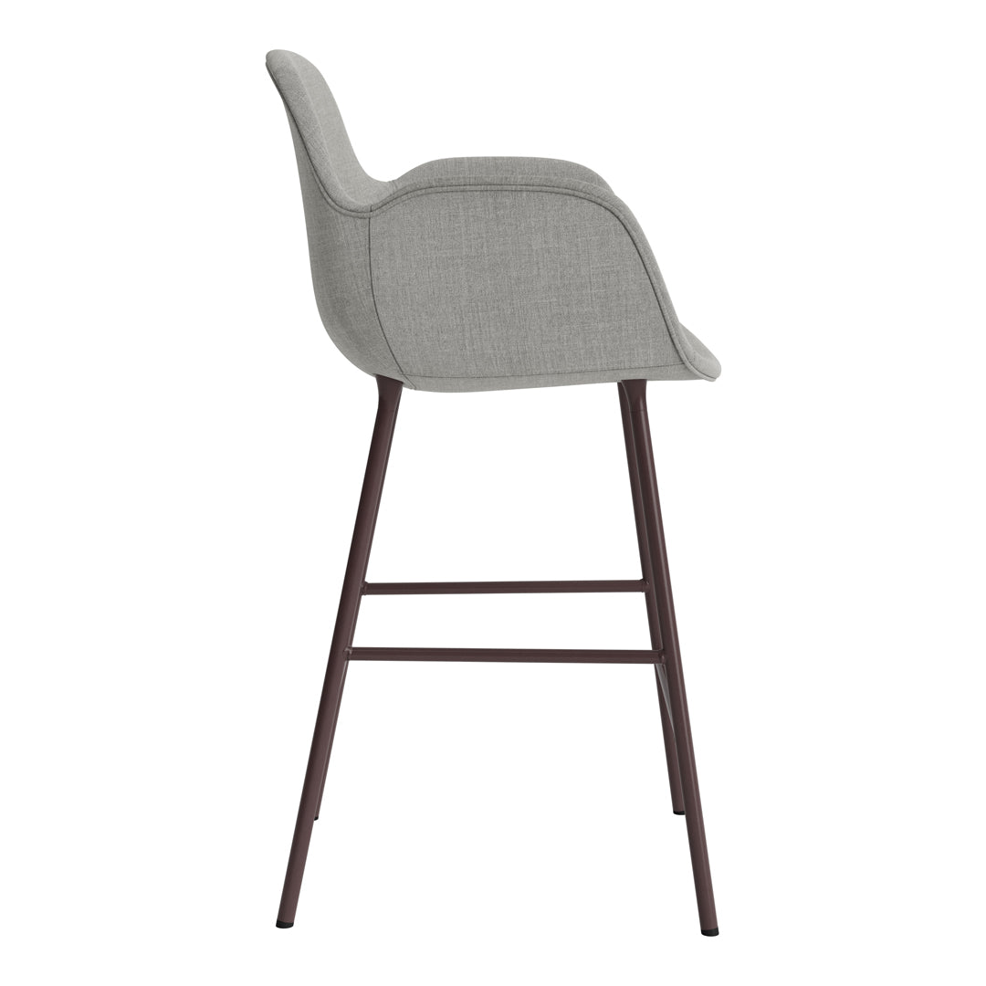 Stylish Fully Upholstered Form Counter Armchair - Perfect for Kitchen Islands, Breakfast Bars & Home Dining Areas