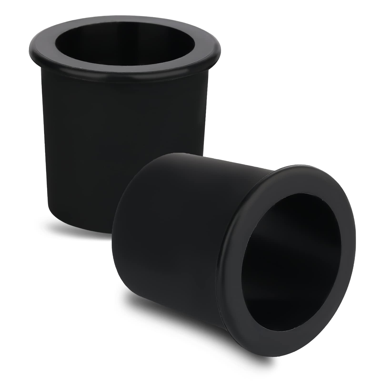 AIEX 2 Pack Black Silicone Table Umbrella Hole Rings & Wedge - Patio Umbrella Cone Plug for Outdoor Tables - Perfect for Coffee Shops, Tea Cafes, Courtyards & Garden Furniture (Weatherproof & Durable)