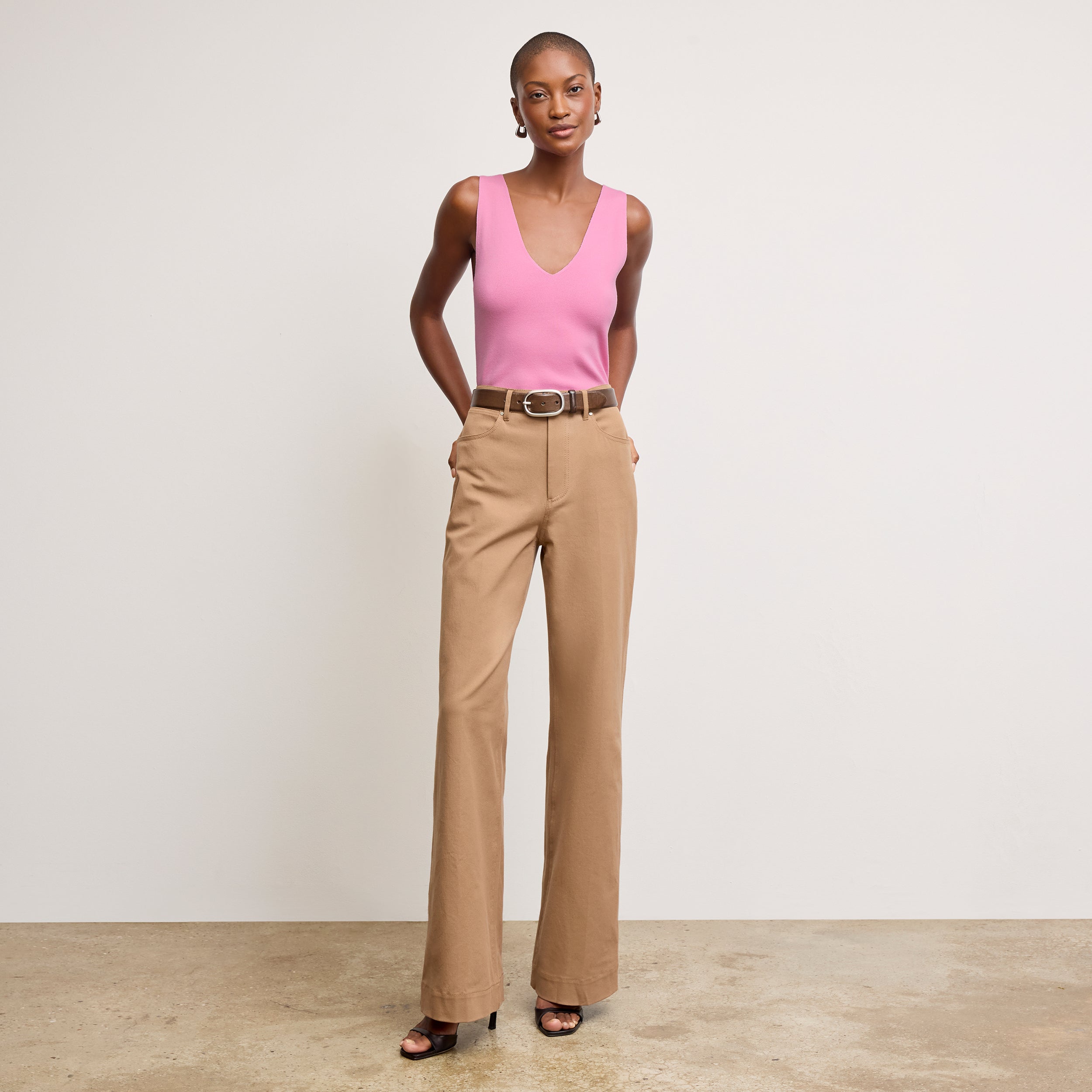 Milo Wide Leg Jeans for Women - Eco-Friendly Stretch Denim Pants with Comfortable Fit - Perfect for Casual Wear, Office, and Travel