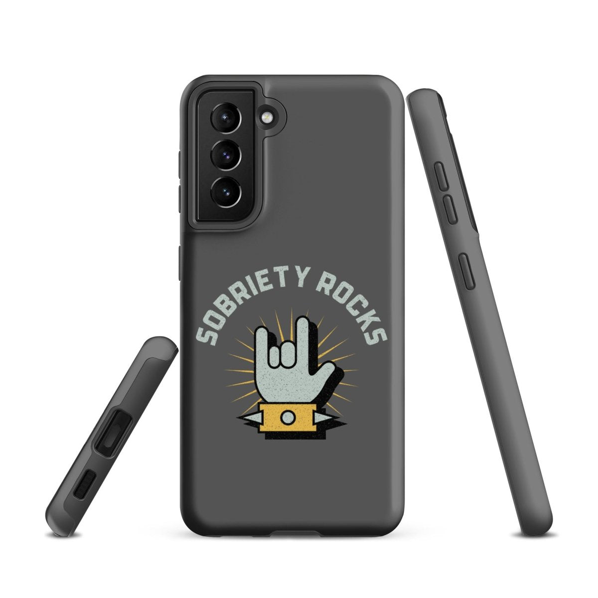 Durable Sobriety Rocks Tough Case for Samsung Galaxy - Perfect for Outdoor Adventures & Daily Protection