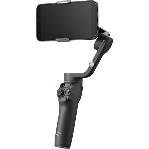 DJI Osmo Mobile 6 Smartphone Gimbal Stabilizer for iPhone & Android - 3-Axis Gimbal for Smooth Videos & Photos - Perfect for Vlogging, Travel & Content Creation (Black)