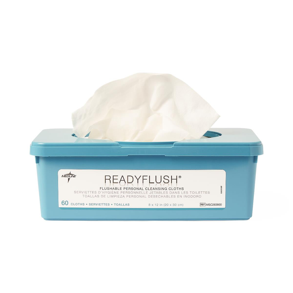 ReadyFlush Biodegradable Flushable Wipes - Eco-Friendly Personal Hygiene Wipes for Adults & Babies | Gentle Cleansing for Sensitive Skin | Perfect for Travel, Gym & Postpartum Care
