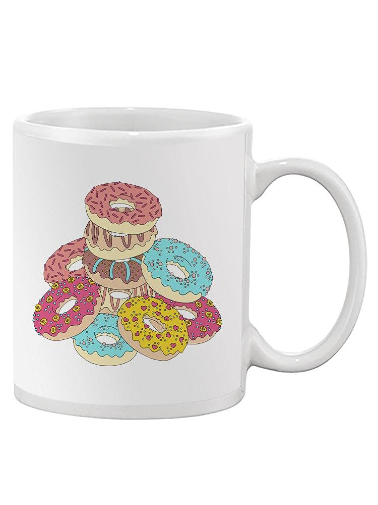 Unisex Donut Mug - Fun & Stylish Coffee Cup for Home, Office, or Gift - Perfect for Donut Lovers & Coffee Enthusiasts