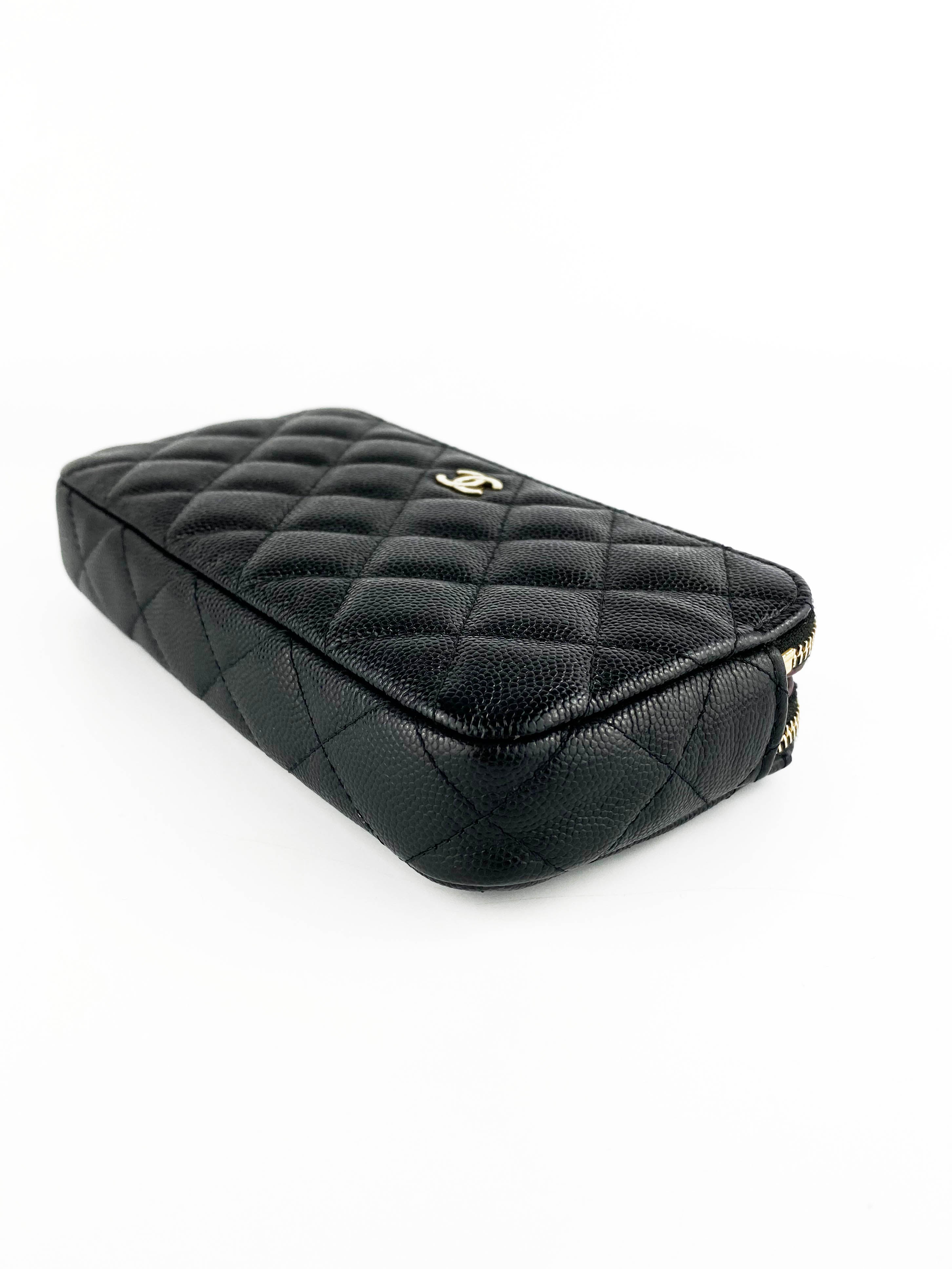 Chanel Black Caviar Leather Wallet on Chain Crossbody Bag - Luxury Designer WOC for Women, Perfect for Parties, Date Nights & Everyday Use