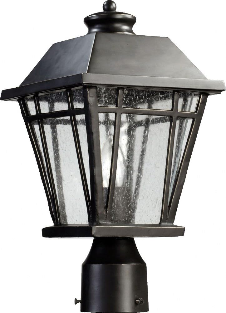Baxter Outdoor Post Lantern - Modern Single Light Fixture for Porch, Garden & Pathway Lighting | Weather-Resistant & Energy-Efficient Design