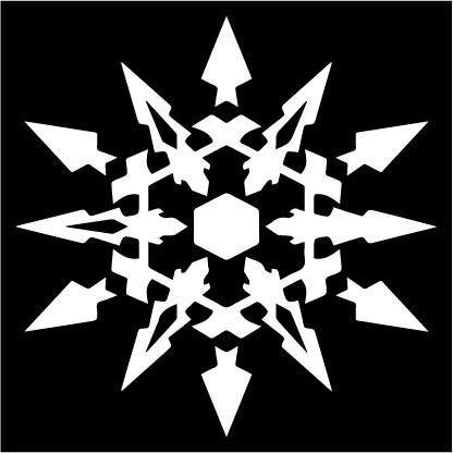 RWBY White 5x5 Inch Vinyl Decal for Laptop, Car, Window, Computer - Durable Outdoor Sticker for Home, Office, Gym, and School Decor