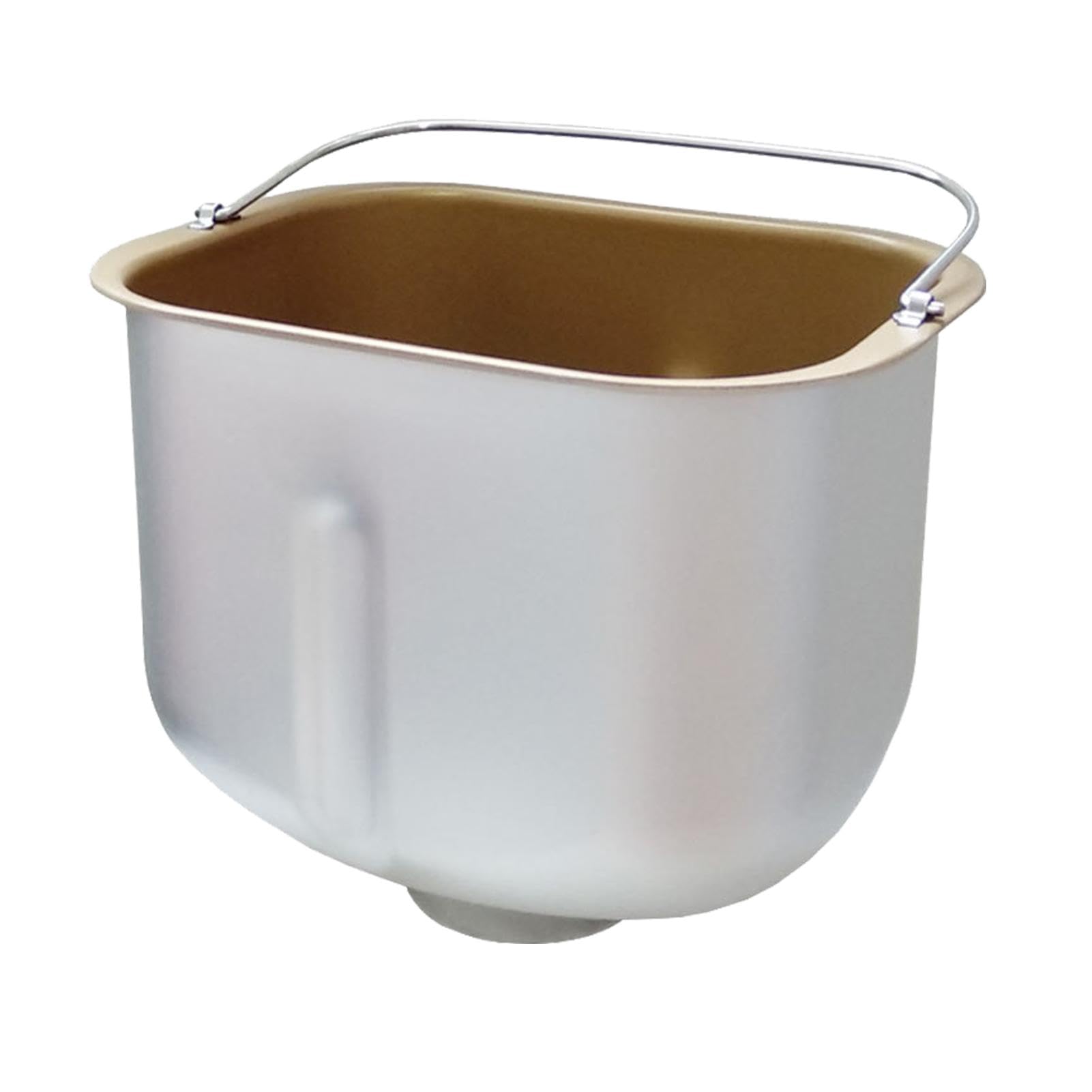 Premium Aluminum Alloy Bread Maker Bucket - Durable Bread Machine Pan Replacement | Multipurpose Baking Barrel & Loaf Pan for Mixing Dough | Perfect for Home Baking, Bread Machine Parts Replacement & Commercial Kitchen Use