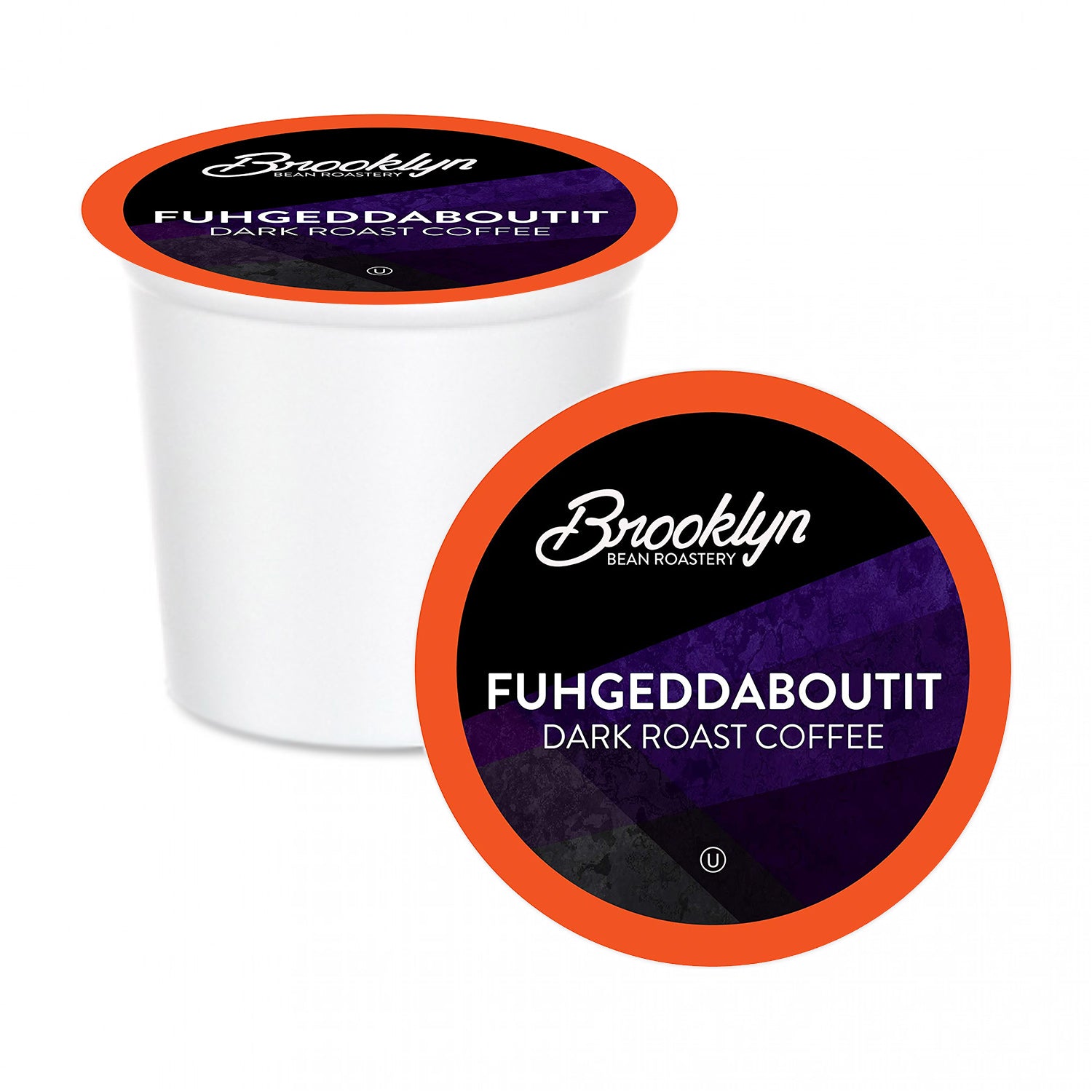 Brooklyn Beans Fuhgeddaboutit XB Single Serve Coffee Pods - 12 Pack for Keurig Brewers | Bold Dark Roast for Morning Energy & Office Use