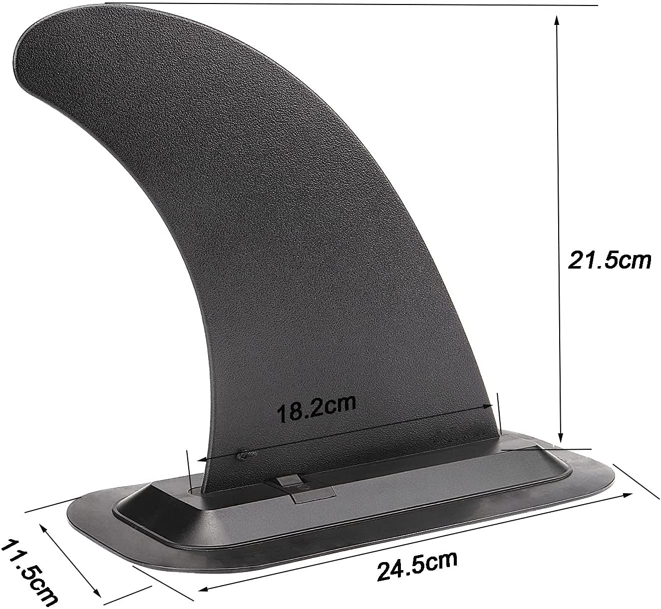 9 Inch Surfing Fin - Detachable SUP Fin for Longboard, Paddle Board & Kayak | Durable Center Fin & Tail Rudder for Enhanced Stability & Performance | Perfect for Ocean Surfing, SUP Adventures & Kayaking