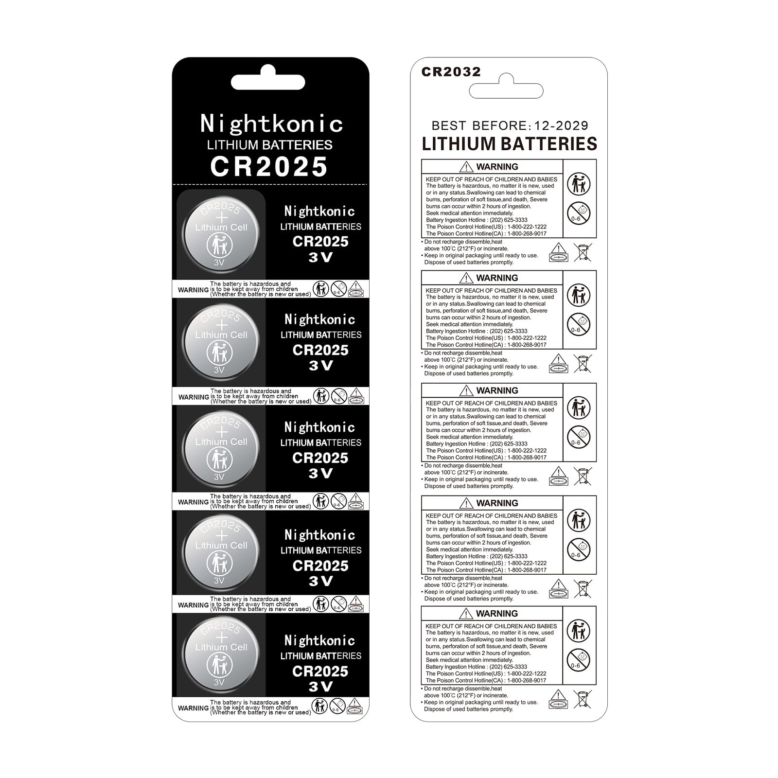 40-Pack CR2025 3V Lithium Coin Battery - Long-Lasting Power for Watches, Calculators, Key Fobs & More - Replacement for DL2025/BR2025 - Bulk Batteries for Home & Office Use