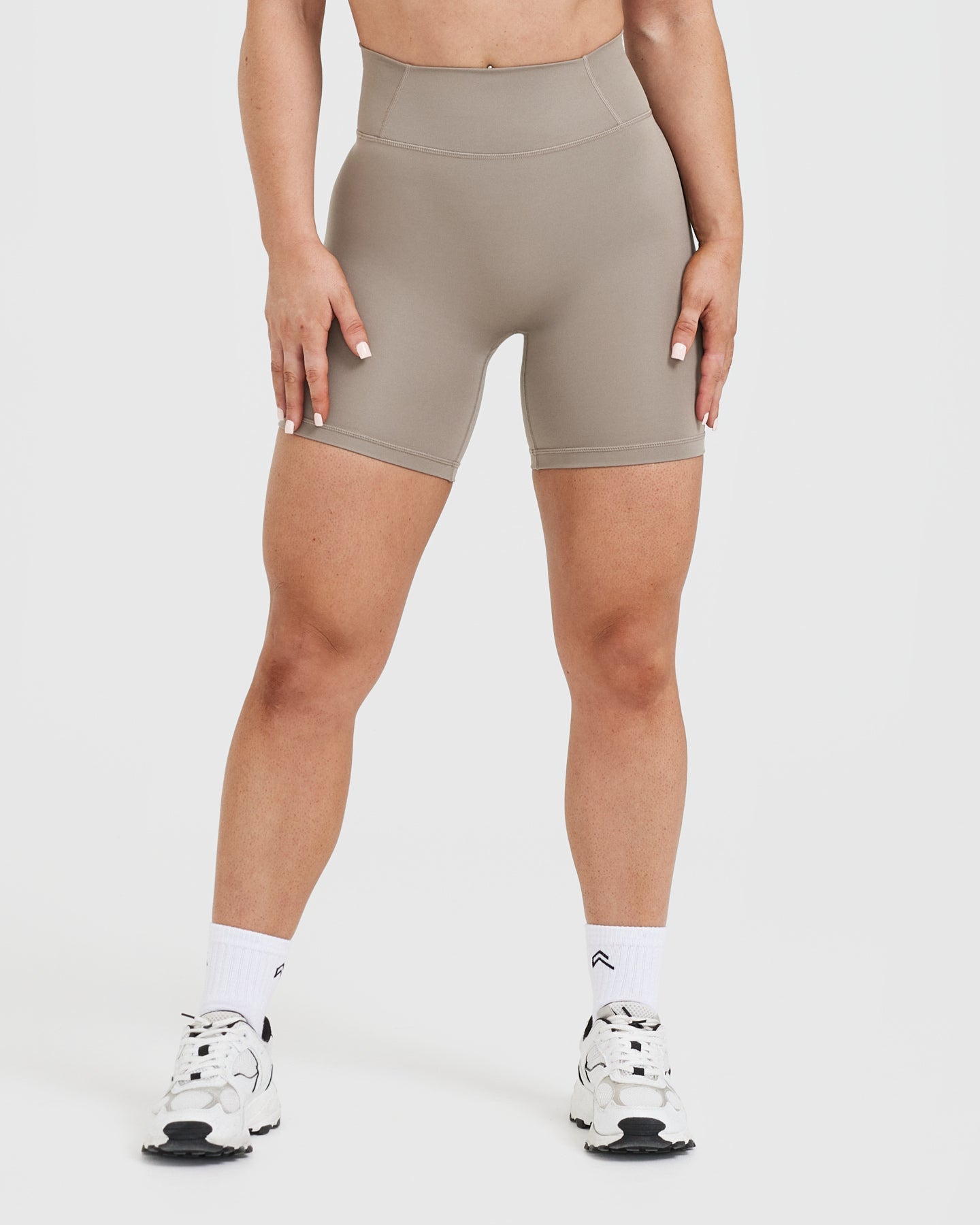 Timeless High Waisted Shorts for Women - Comfortable Minky Fabric - Perfect for Summer, Yoga, and Casual Wear | Size 6 | Medium (M)