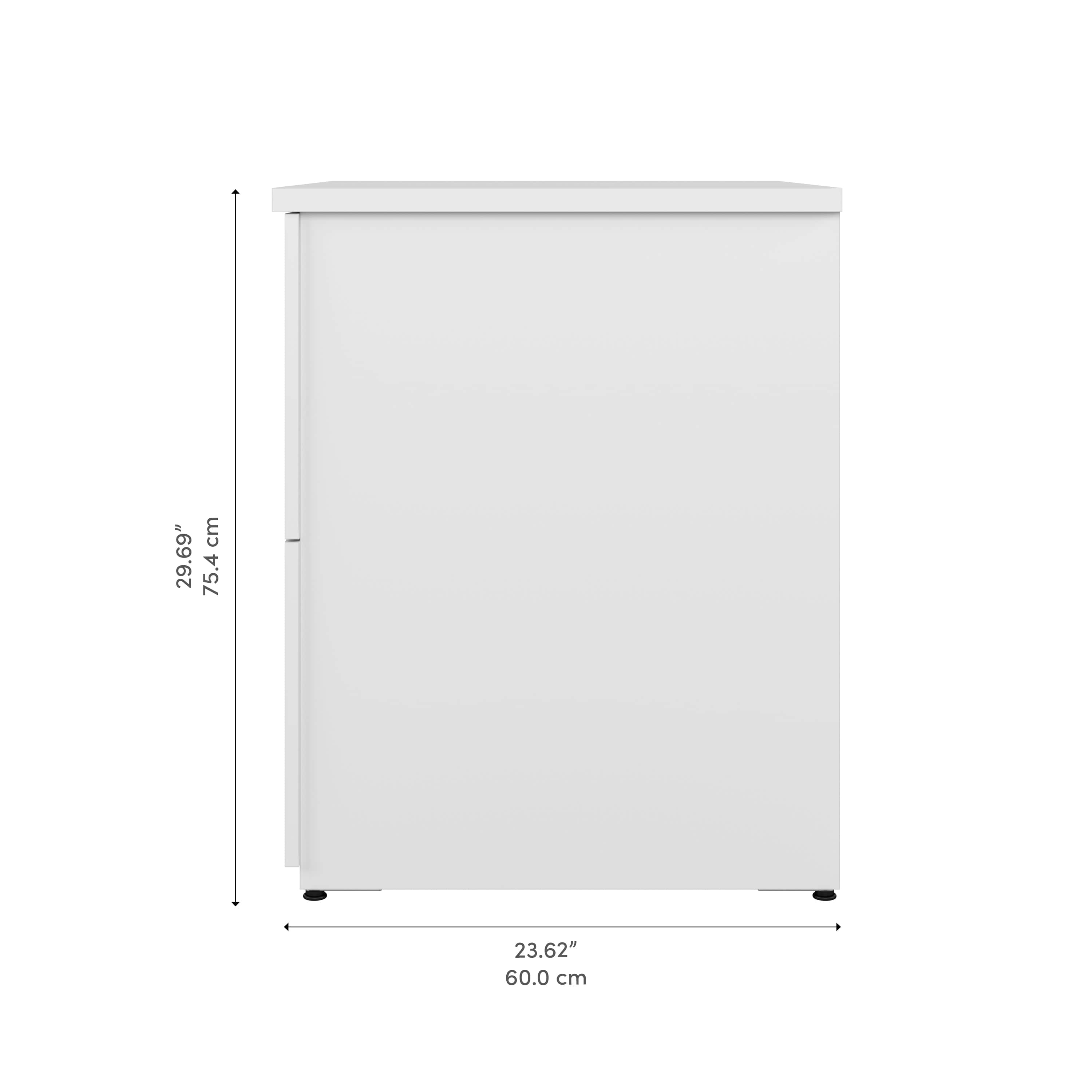 28W Standard 2-Drawer Lateral File Cabinet - 5 Color Options for Office & Home Organization | Durable Metal Filing Cabinet for Documents & Folders