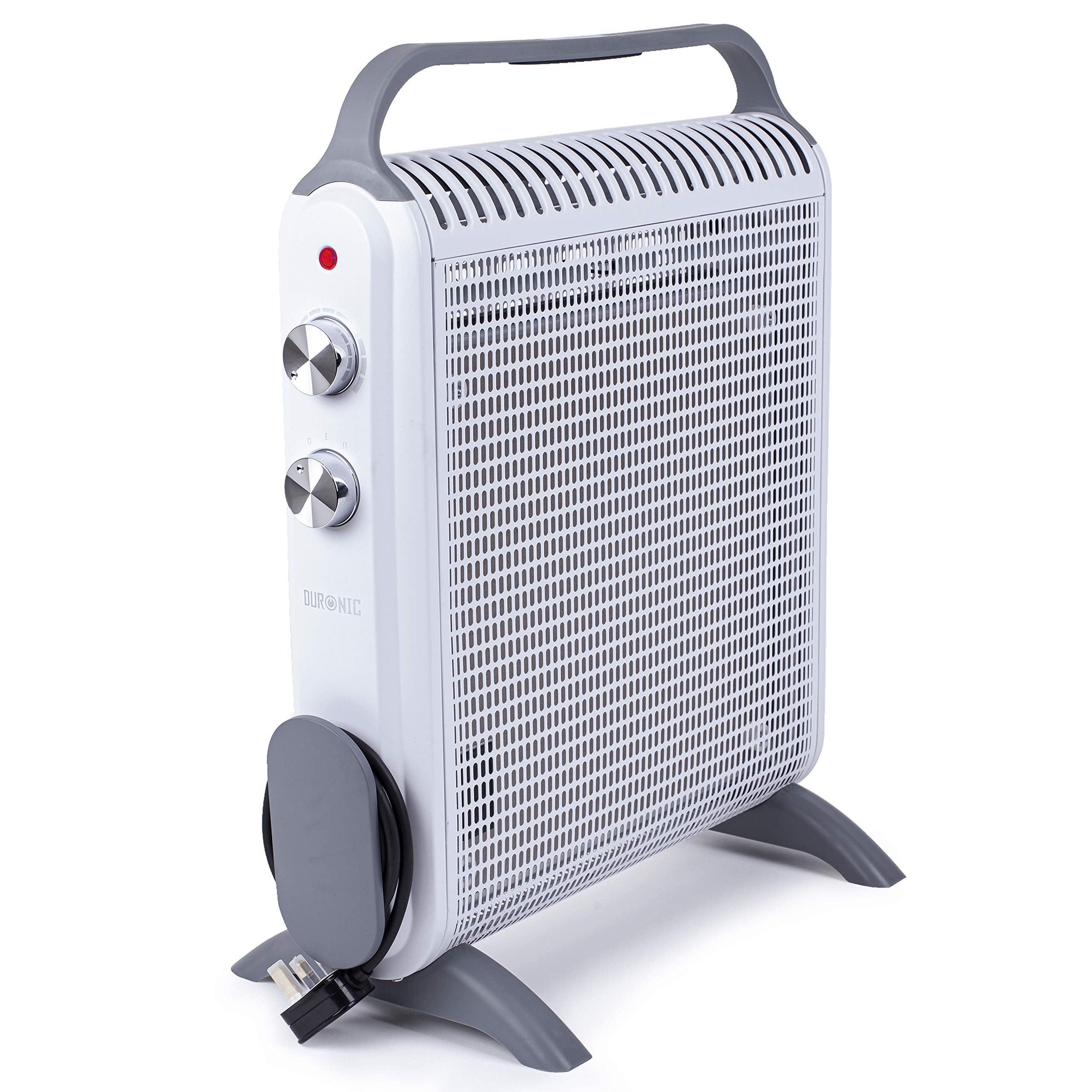 Duronic HV180 WE Electric Space Heater - Oil-Free Micathermic Panel Heater with Convection Technology, Portable Radiator for Home, Bedroom, Office & Garage - Fast & Quiet Heating Solution for Winter & Cold Spaces