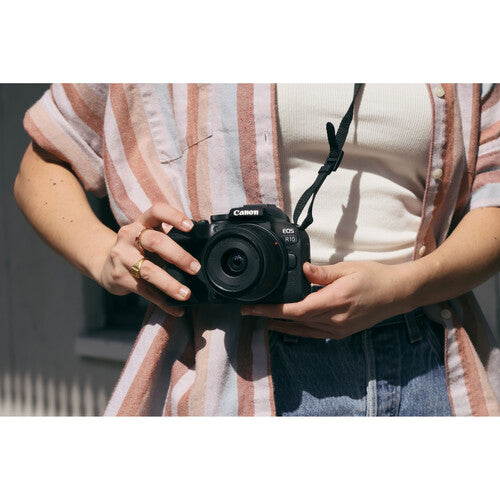 Canon EOS R10 Mirrorless Camera with 18-150mm Lens Kit - 4K Video, Audio Recording, 24.2MP APS-C Sensor | Includes 2x SanDisk 128GB Extreme Memory Cards, Tripod & Accessories | Perfect for Vlogging, Travel Photography & Content Creation