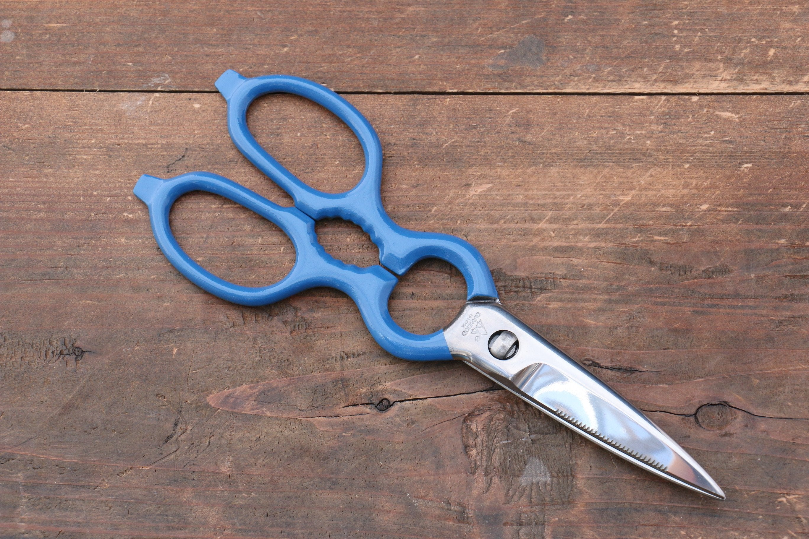 Premium MT INOX Stainless Steel Scissors - Ultra Sharp Kitchen Shears for Cutting Meat, Herbs, Poultry - Heavy Duty Food Scissors for Cooking, Crafting & Household Use