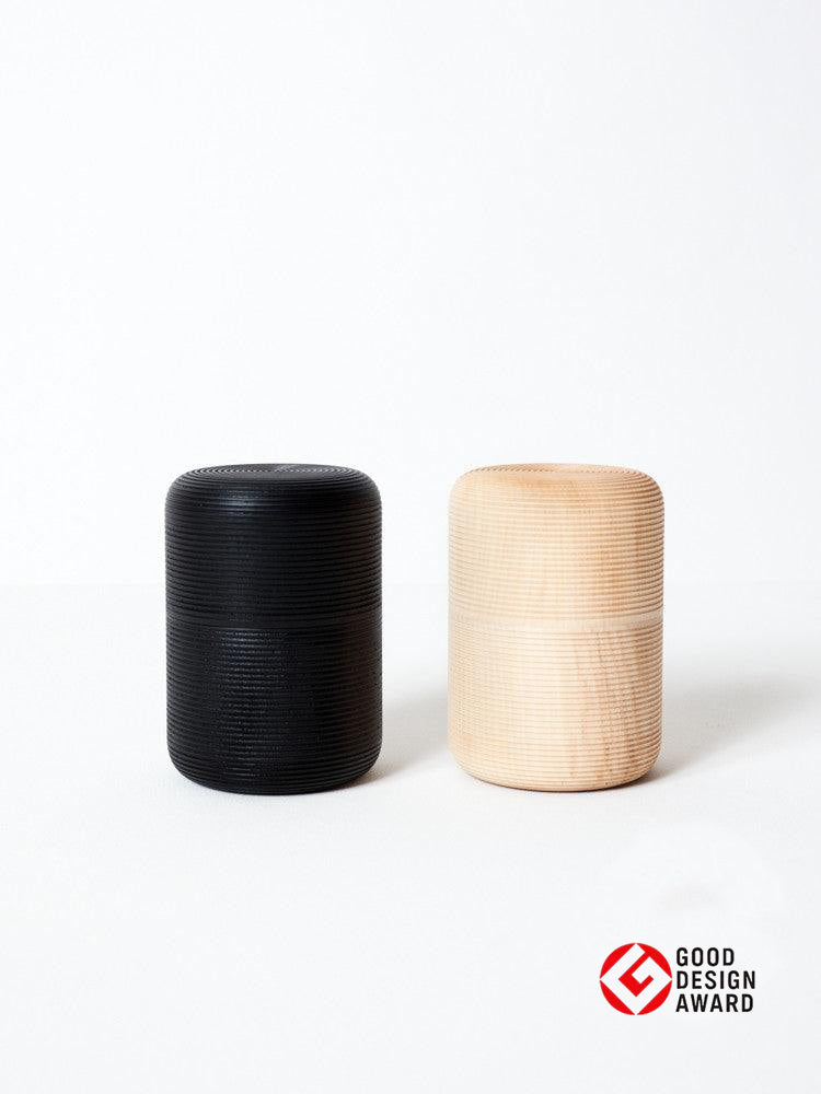 Premium Karmi Tea Canister - Airtight Storage Container for Loose Leaf Tea, Coffee & Spices | Elegant Tawara Design | Perfect for Kitchen, Pantry & Gift Giving