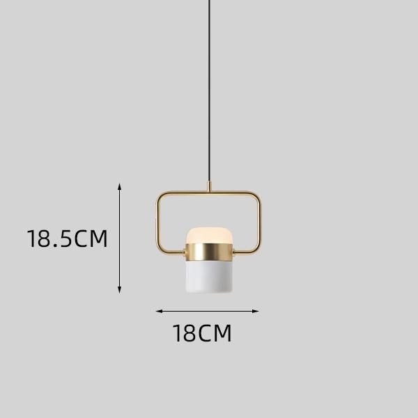 Modern LED Pendant Light Fixture - Energy Efficient Hanging Light for Kitchen Island, Dining Room & Bedroom Decor