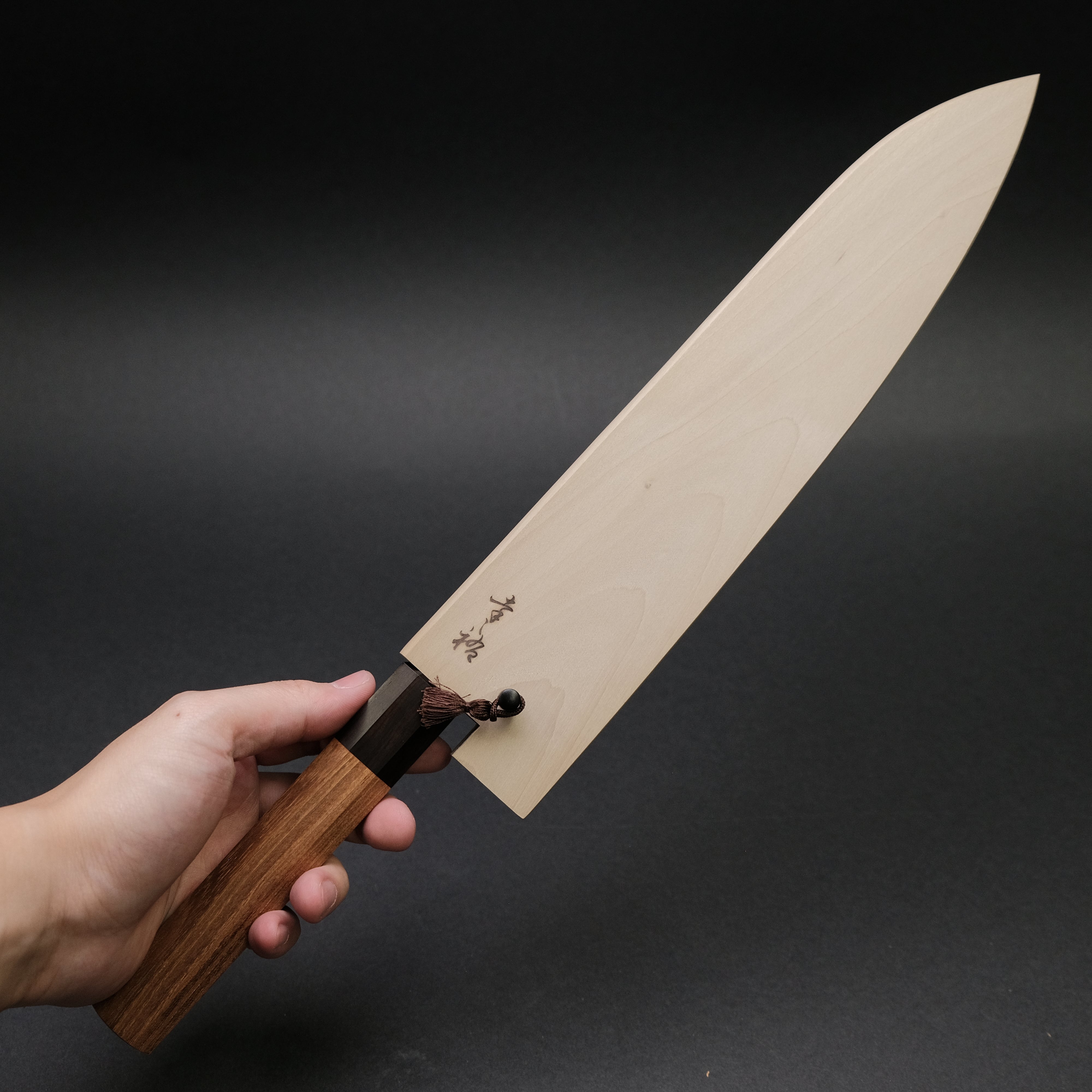 Premium Konosuke YS Gyuto 240mm Japanese Chef Knife with Khii Enju Wood Handle - Perfect for Sushi, Meat Cutting & Professional Kitchen Use