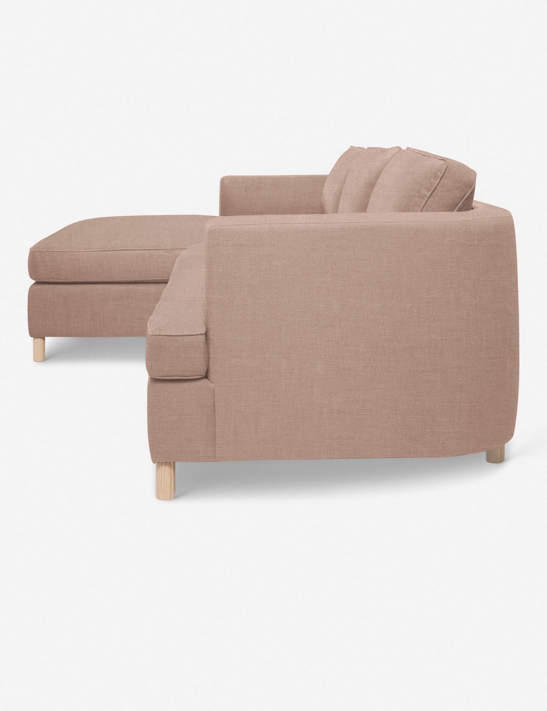 Belton Sectional Sofa by Ginny Macdonald - Modern L-Shaped Couch for Living Room, Family Room & Lounge | Comfortable Fabric Upholstery
