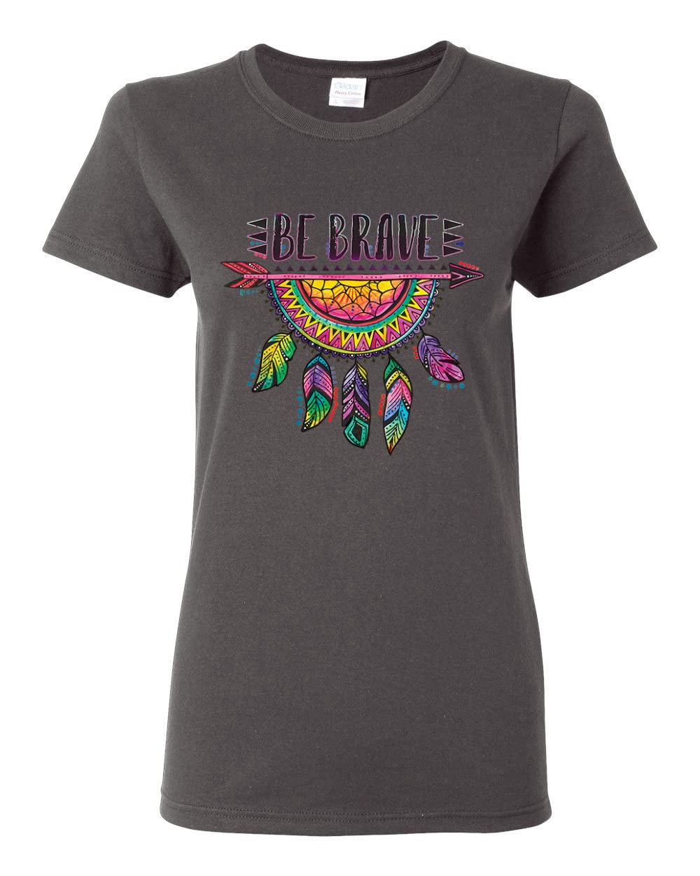Brave Dreamcatcher Women's T-Shirt | Vibrant Neon Dean Russo Pop Art Design | Perfect for Casual Wear, Music Festivals & Artistic Fashion