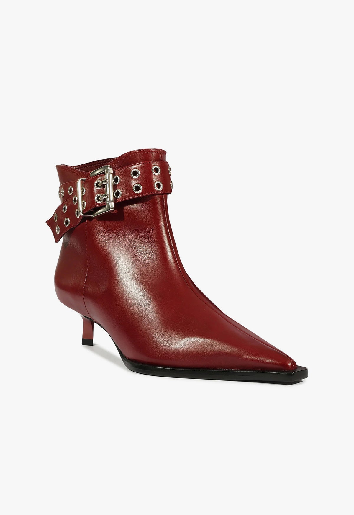 Jess Atanado Women's Leather Booties Low Heel Ankle Boots - Fashionable & Comfortable for Casual Wear, Office, and Night Out
