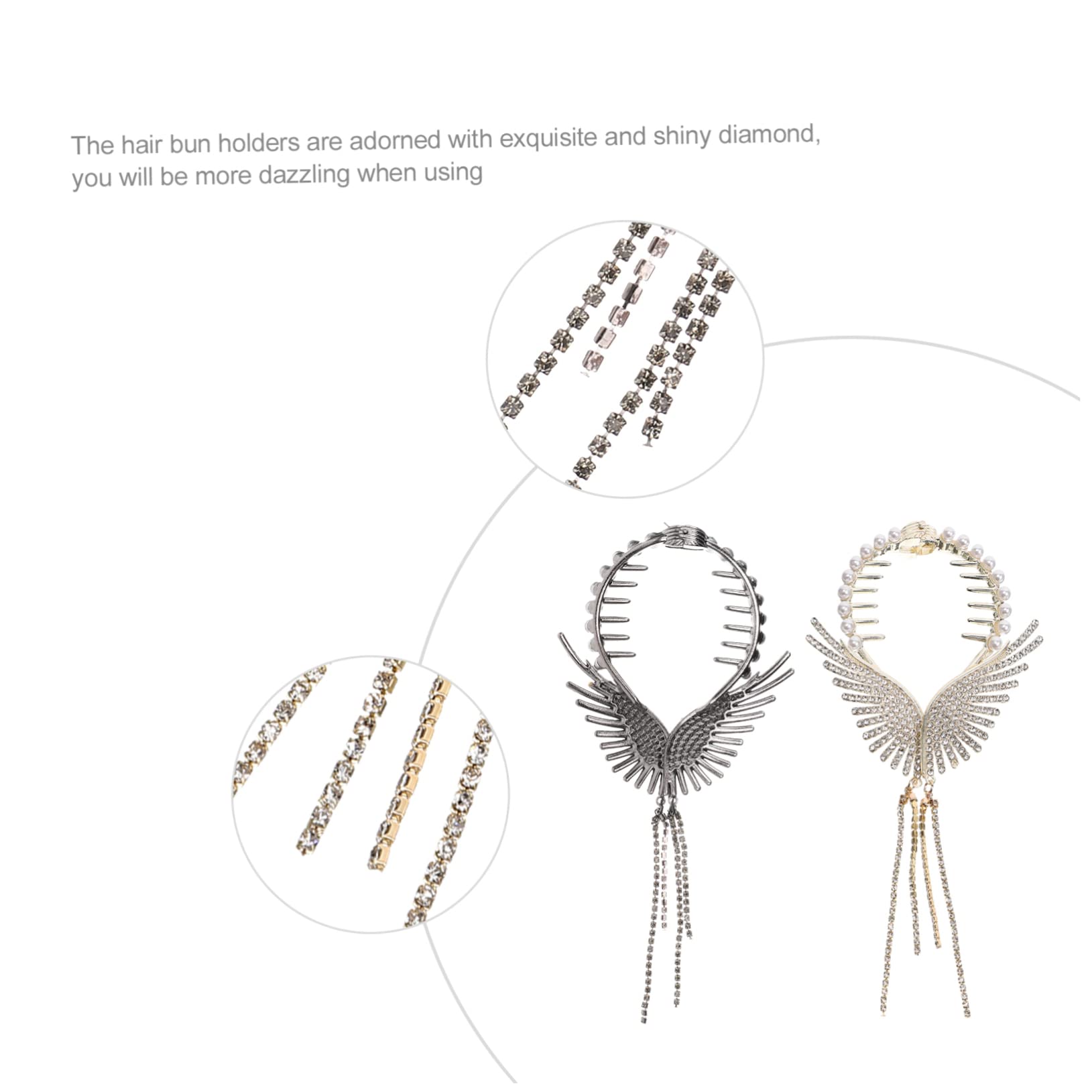 Stylish Diamond Ponytail Holders with Tassel Chain - Elegant Hair Accessories for Women | Perfect for Parties, Weddings & Everyday Fashion