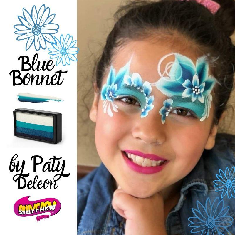 Arty Brush Cake Party De Leon's Collection Blue Bonnet - Premium Baking Decorations for Cakes, Cupcakes & Desserts - Perfect for Birthday Parties, Weddings & Special Events