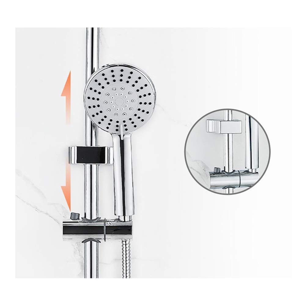 Premium Copper Shower Faucet Set - Modern Bathroom Shower Head with Handheld Sprayer - Anti-Corrosion Matte Finish for Spa-Like Experience - Perfect for Master Bath, Guest Bath & Luxury Hotel Renovations