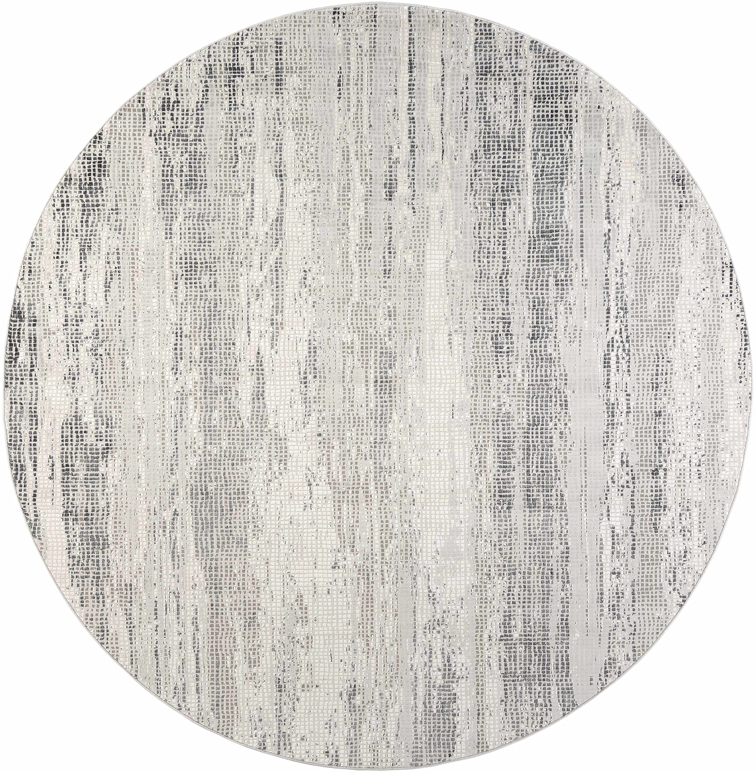 Premium Hauteloom Oklaunion Modern Area Rug - 12' x 15' Gray Charcoal LightGray - Perfect for Living Room & Bedroom Decor - Soft Comfort for Family Gatherings & Relaxation