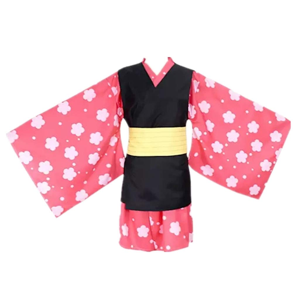 Demon Slayer Kimetsu no Yaiba Makomo & Sabito Anime Cosplay Costume Set - Japanese Kimono Outfit for Halloween, Comic Con, and Cosplay Events