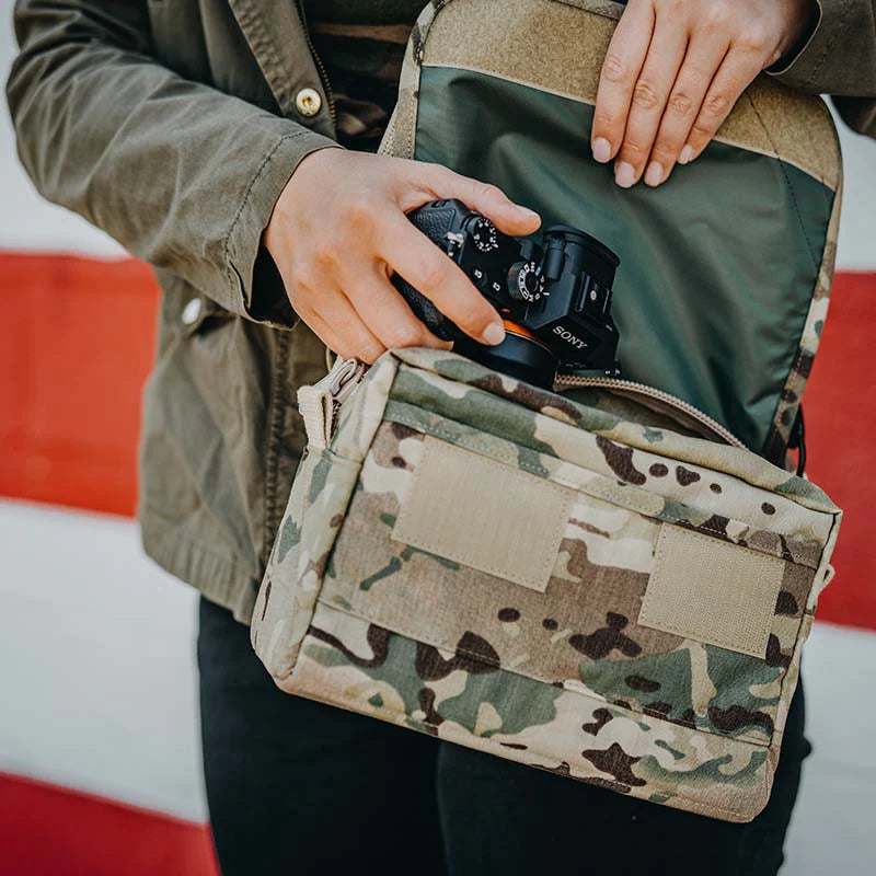 Domke F 5XB Camouflage Shoulder Bag & Belt Bag - Durable Camera Bag for Photographers, Travel & Outdoor Adventures