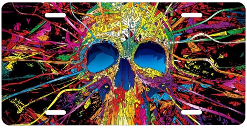 Psychedelic Skull Art
