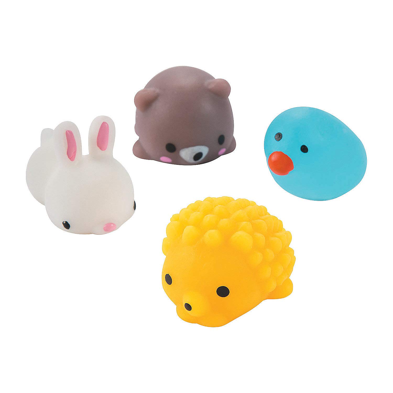 12PCS Woodland Animal Mochi Squishy Toys - Soft Stress Relief Sensory Toys for Kids - Perfect for Playtime, Party Favors & Anxiety Relief