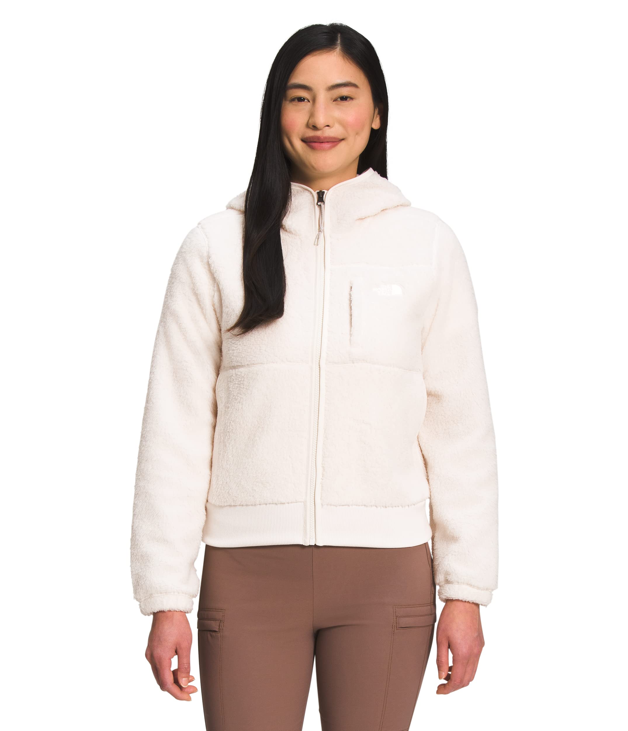 The North Face Women's Dunraven Full Zip Hoodie - Lightweight Fleece Jacket for Hiking & Outdoor Activities | Warm Winter Pullover for Camping & Travel