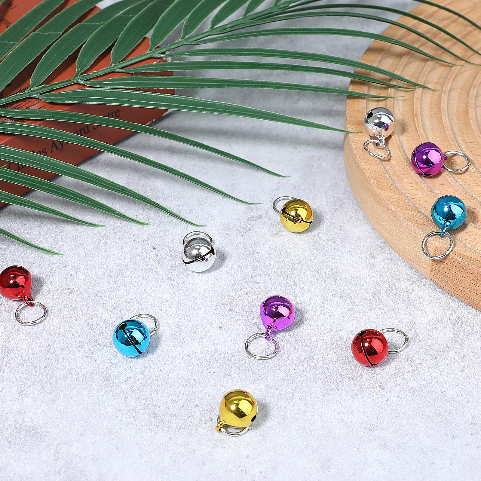 Mozeat 24pcs Pet Collar Bells for Cats & Dogs - Training & Party Decor