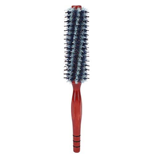 Professional Round Hair Brush for Styling - High Heat Resistant & Anti-Static Salon Brush with Ergonomic Wood Handle - Perfect for Blowouts, Curling & Smoothing at Home or Salon (14s Small Size) - Ideal for Daily Hair Care & Professional Styling